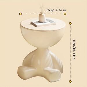 창의적인 곰 모양의 플라스틱 침대 옆 테이블, 작은 공간에 있는 미니멀리스트 커피 다기능 조립이 용이함