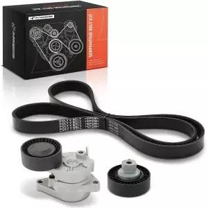 A-Premium Engine Serpentine Belt Drive Kit Compatible with BMW for 320i 323Ci 323i 325i 325xi 328i