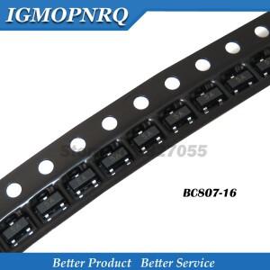 100 개/몫 BC807-16 마크 5A PNP 500MA 45V SOT23 SMD 삼극관 트랜지스터 smd
