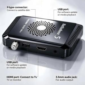 헬로박스5 위성 TV 수신기 HD 디지털 DVB S2 지원 Ccam 3G 와이파이 디코더