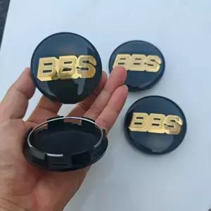 자동차휠캡 4개 68mm / 62mm BBS 엠블럼 곡면 휠 허브 센터 캡 로고 배지 허브캡 포함