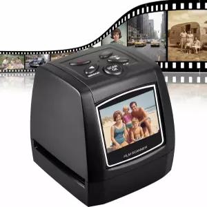 35mm 슬라이드 스캐너 135 필름 네거티브와 2.4인치 스크린으로 변환 JPEG로 가정용 사진 보관을 위해