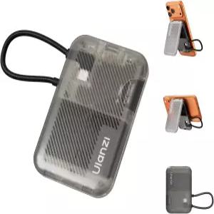 Ulanzi 3-in-1 휴대용 SD 카드 리더기 - 자석이 있는 마이크로 휴대폰 거치대 USB C 7장 지원 그래핀 쿨링