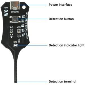 ABLN-5Pcs W01 Type-C 인덕턴스 테스터 신속한 문제 해결을 위한 전자기 유도 마더보드 코일 감지기 도구