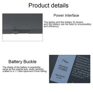 Dell Inspiron 15 7000 7559 7566 INS15PD 시리즈 P65F 071JF4 74WH용 새 357F9 노트북 배터리