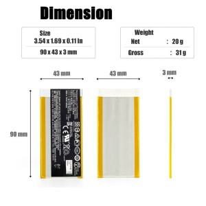 PR-234385G 배터리 3.8V 1260mAh 4.8Wh Wacom CTL4100 그래픽 드로잉 태블릿 노트북