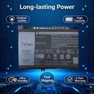 새로운 357F9 74Wh 노트북 배터리 Dell Inspiron 15 7000 7559 INS15PD-1548B 1748B P65F 71JF4 0GFJ6