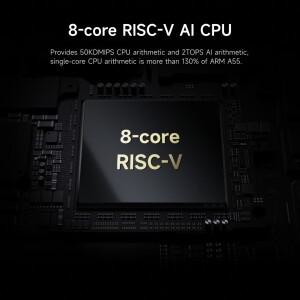 Orange Pi RV2 4GB RAM RISC V AI 단일 보드 컴퓨터 TOPS NPU WiFi+BT5.0 기가비트 이더넷 SBC NVMe SSD 개