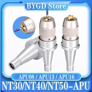 BYGD NT ISO40 APU 드릴 척 공구 홀더 브래킷 자동 로터리 콜레트