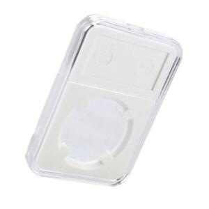 1Pc 38mm 동전 홀더 라이너 보관함이있는 보호 홈 방진 휴대용 플라스틱 수집 상자 캡슐 주최자