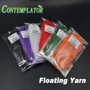 CONTEMPLATOR 7색 폴리프로필렌 플로팅 원사 플라이 타잉 Emerger Shucks 낙하산 포스트 윙용 합성 소재