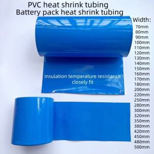 18650 배터리 랩 PVC 열수축 튜브 모델 액세서리 팩 열가소성 스킨 평평한 폭 70MM~500MM