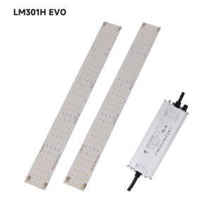 2개 60W 삼성호환 LM301H EVO 양자 LED 라이트 바 보드 510MM/디밍 가능 드라이버 Juson 120w 전원 공급 장