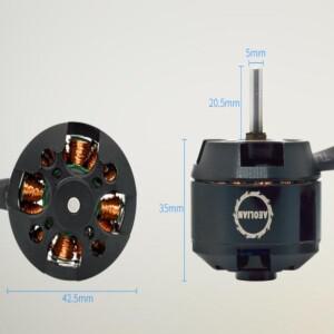 RC 비행기 스케이트보드용 Aeolian 4240 890/750kv ourtunner brsuhless 전기 전동