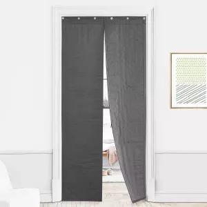 RYB HOME 자기 차음 블랭킷 100 차단 문 커튼 스크린 바람막이 문틀 및 유리창용 폭 36인치 길이 82인치
