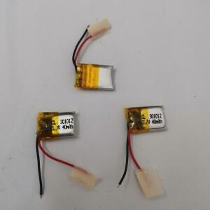3.7V 301012 보호 보드가있는 40mah, 블루투스 MP3,MP4 리튬 배터리에 사용 1 개/몫