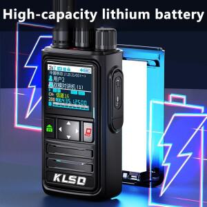 4G 미니 네트워크 무전기 장거리 아날로그 UHF 듀얼 모드 밴드 워키토키 PTT-POC 호환