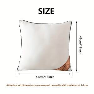 고품질 순수한 흰색 럭셔리 45*45cm 소파 쿠션, 높은 리바운드 홈 자동차 베개에 적합