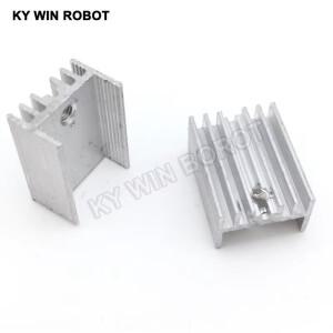 10pcs 알루미늄 TO-220 방열판 TO 트랜지스터 라디에이터 쿨러 냉각 20*15*10MM