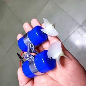 ROV 보트 수중 전동 추진기 7.4V 16800RPM CW 3 블레이드 패들 프로펠러 (마이크로 ROV/로봇/보트 모델용)