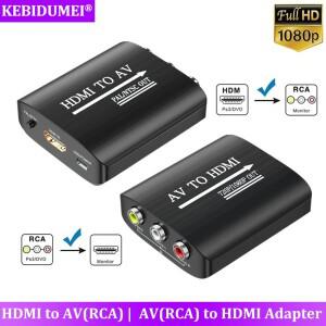 HD 1080P AV-HDMI 어댑터 호환 복합 변환기 N64 Wii PS1/2/3 Xbox One SNES 용 HDMI-AV RCA