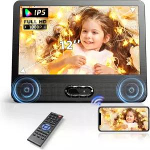 아라푸나 자동차 DVD 플레이어 헤드레스트 IPS 스크린 무선 전화 미러링 HDMI 입력 듀얼 파워 차량/가정용