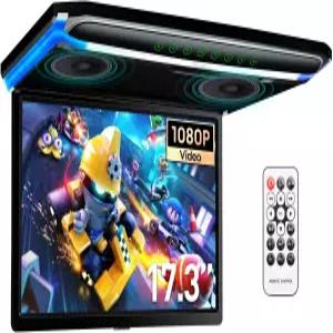 XTRONS 17.3인치 FHD 차량용 오버헤드 모니터 HDMI 및 내장 스피커 탑재 초슬림 16 9 TFT 디스플레이 1920