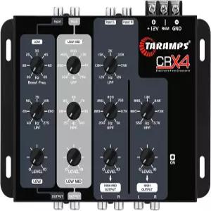Taramps Crx4 전자식 4웨이 크로스오버 RCA 채널 8볼트 RMS 카 오디오 프로세서 스테레오 이퀄라이저