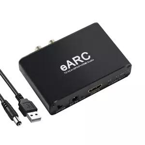 Tianle eArc to RCA+SPDIF+HDMI 오디오 컨버터 - ARC 및 지원 24bit/192KHz 링 레이트 HD 5.1 7.1 채널