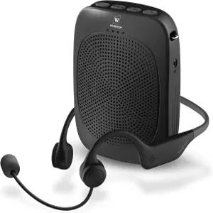 Bluetooth 무선 이어후크 마이크가 포함된 음성 증폭기 C007 스피커 콤보 헤드셋 휴대용 PA 시스템 교사용