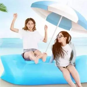 휴대 1인용 에어 소파 여행용 간이 에어 소파 수영장 실외용