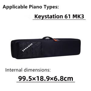 M-AUDIO Keystation 49 61MK3 키보드 팩용 휴대용 케이스, 두꺼운 전자 피아노 가방