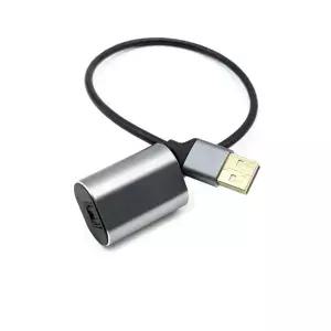 USB-A to Toslink 광 오디오 어댑터 케이블 PC 노트북 홈시어터 사운드바 DAC AV 리시버용 SPDIF 디지털