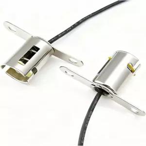 2PCS BA15S 자동차 라이트 전구 소켓 LED 차량용 램프 어댑터 및 와이어 커넥터 포함 범용 1156 홀더