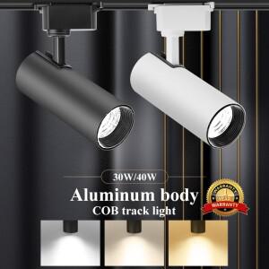 LED 트랙 조명 세트, 스포트라이트 고정장치, 주방 거실 상점용, 레일 천장 램프, 165-265V, 40W,