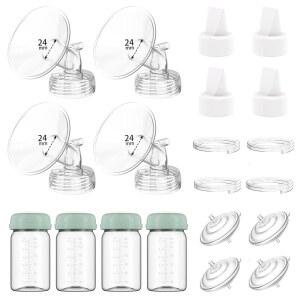 Spectra S1 / S2 9 Plus Synergy Gold용 풀 펌프 부품 키트 4개 교체 4PC 24mm 플랜지 덕빌 밸브 튜브 병 역류 방지기 부속품 제외