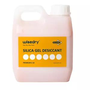 wisedry 실리카겔 비즈 재사용 가능 색 건조제 벌크 오간자 파우치 12개 2.3kg