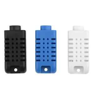 10pcs 미니 플라스틱 온도 습도 센서 인클로저 하우징 기기 59x26x13mm 블랙 화이트 블루