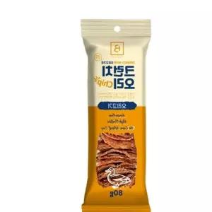 크런치 오리칩 오리고기 80g 강아지 바삭한 간식 수제간식 r-37A82