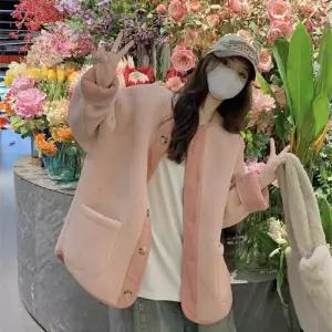 원픽 여성 빈티지 램스울 코트 도톰 하프