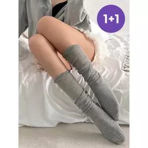 [루즈루나]1 1 네부 셔링 봄 여름 시스루 루즈핏 니삭스 주름 구두 메리제인 양말