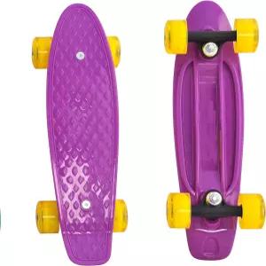 Cyboard 17inchX5inch 완성된 스케이트보드 미니 크루저 보드 하이 바운스 PU 휠 포함