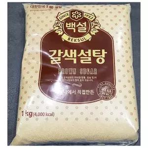 황설탕 ( 1K)X16 갈색 자일로스 업소용 식당용 대용량 요리용 조리용 가공