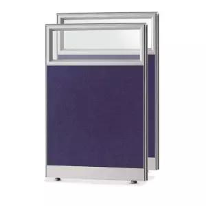 45T PVC 상단유리형 파티션 H1200x600