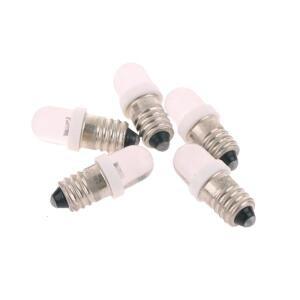 5개 E10LED 전구 DC 3V 6V 12V 24V 계기등 표시등 구식 손전등 DIY 작업용 미니 라이트