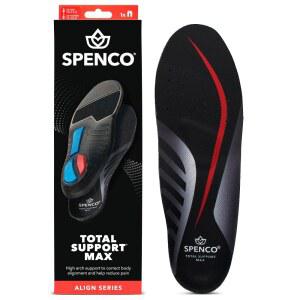 SPENCO 토탈 서포트 맥스 신발 깔창(FSA&HSA 적격)정형용 중족골 아치 지지 깔창 충격 흡수 과도한 내전 감소 발에 맞춤 깊은 힐 컵 여성용 11-12.5/5 / 남성용 10-11.5