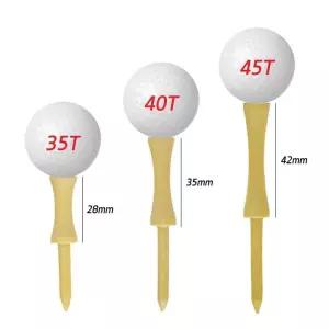 손잡이 나무 골프티 나무티 우드티 35T 40T 45T 티샷 골프티 드라이버 티샷 롱티 우드티 색티