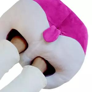 핑크 시바견궁둥이 USB 발열쿠션 발난로 손난로 발열방석 극세사 USB보온제품 C27C4