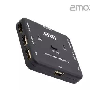 COMS 2포트 HDMI 2대1 KVM 스위치/KVM선택기 영상편집 모니터선택기 54A2C