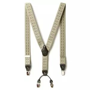 남성 베이지 스티치 서스펜더 수트코디아이템 멜빵 베이지두줄 하객룩코디 기념일선물 친구선물 D2971